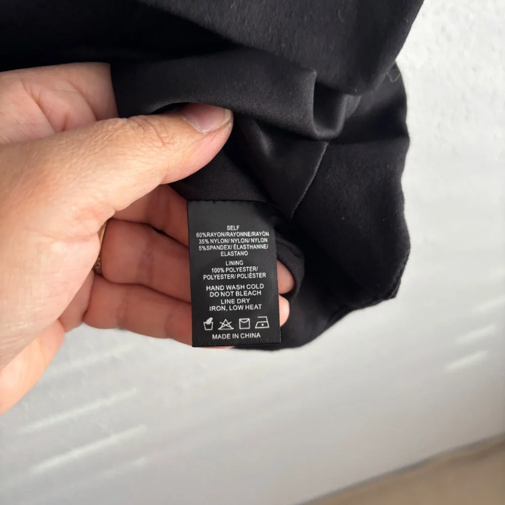 Anthropologie Sunday in Brooklyn Ponte Apron Vest in Black - Picture 4 of 9